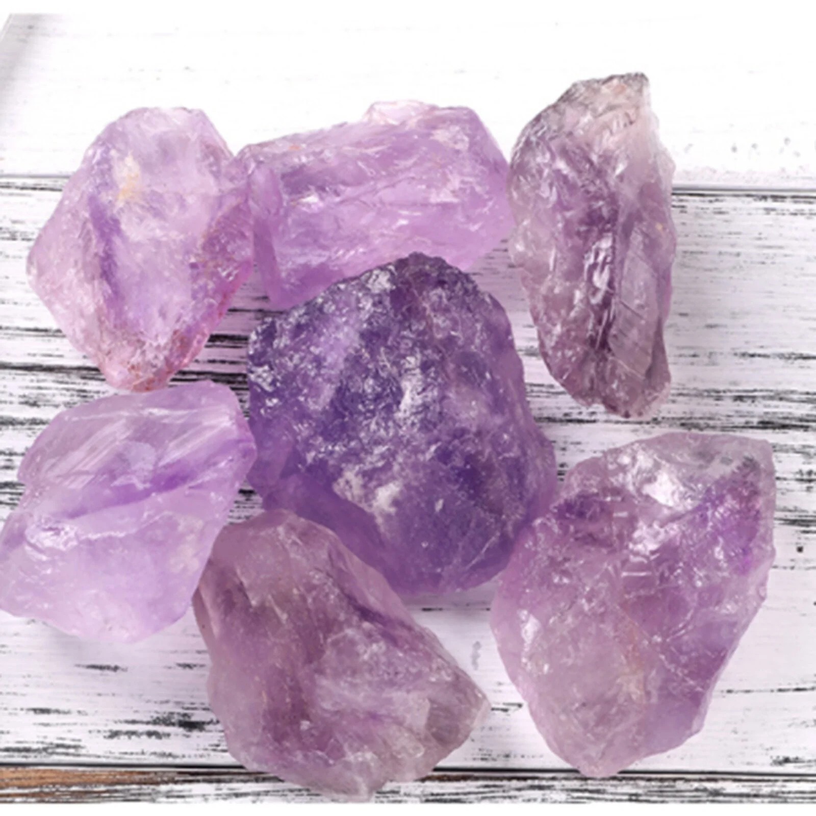 Natural Raw Purple Crystals 3-4 CM 1-2 Inches 4 pcs