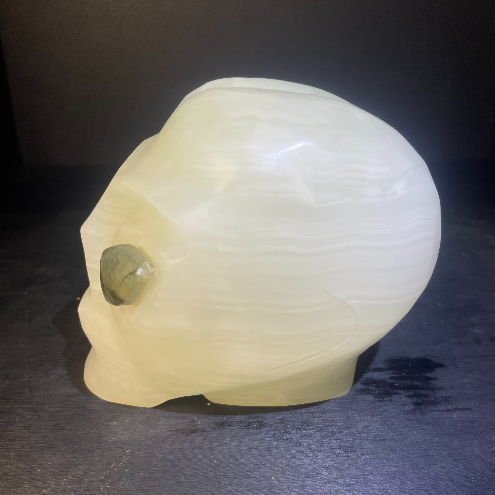 2.81LB 4.4inch”Natural Afghan Jade Carving Crystal