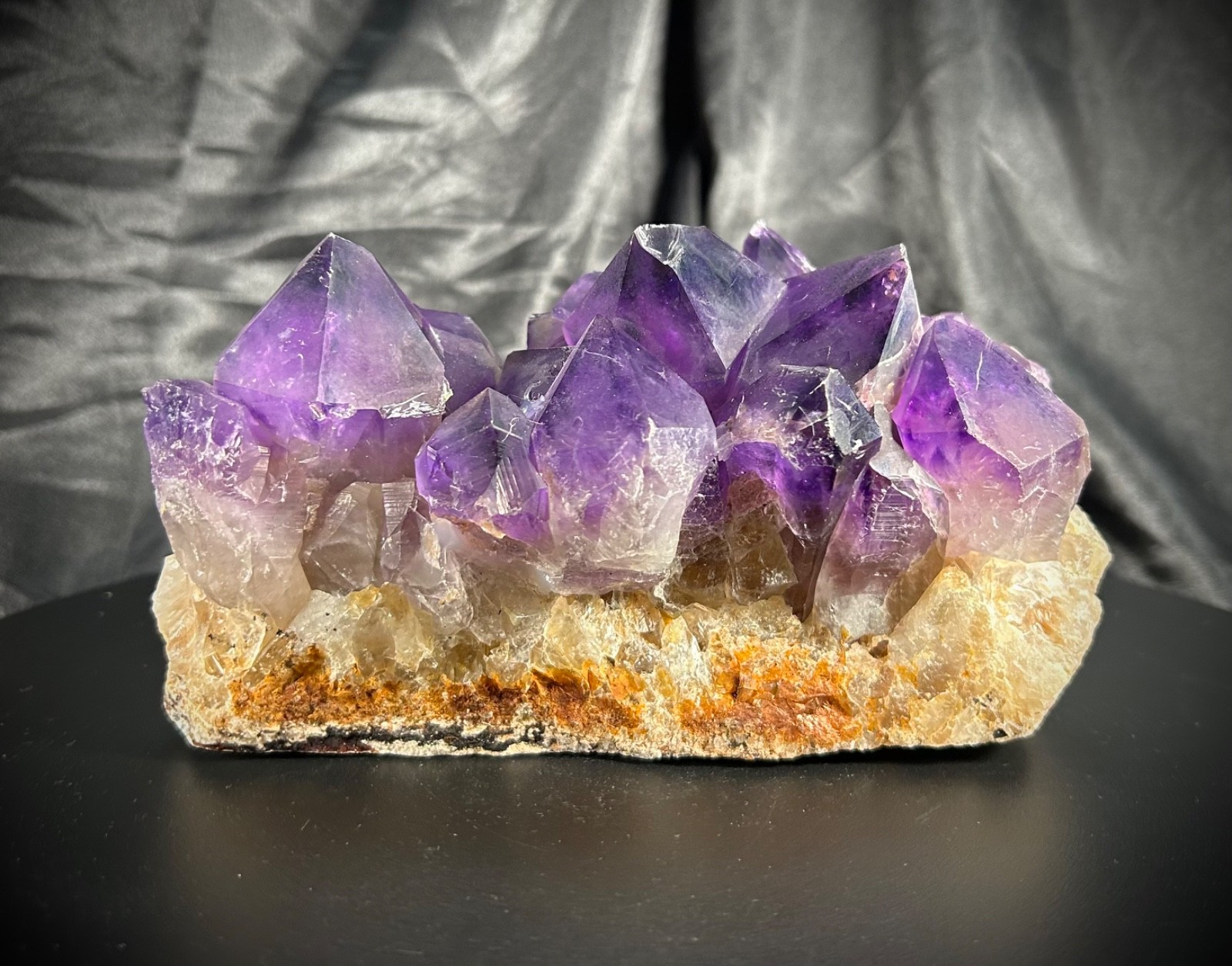 6.25″ Chunky Amethyst Cluster Specimen 2lb 3.8oz (1014 grams)