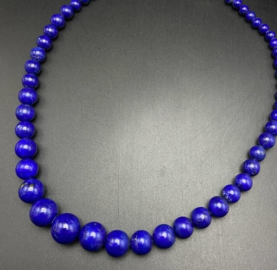 Lapis Lazuli Necklace Handcrafted Top Quality Deep Blue Gemstone Jewelry