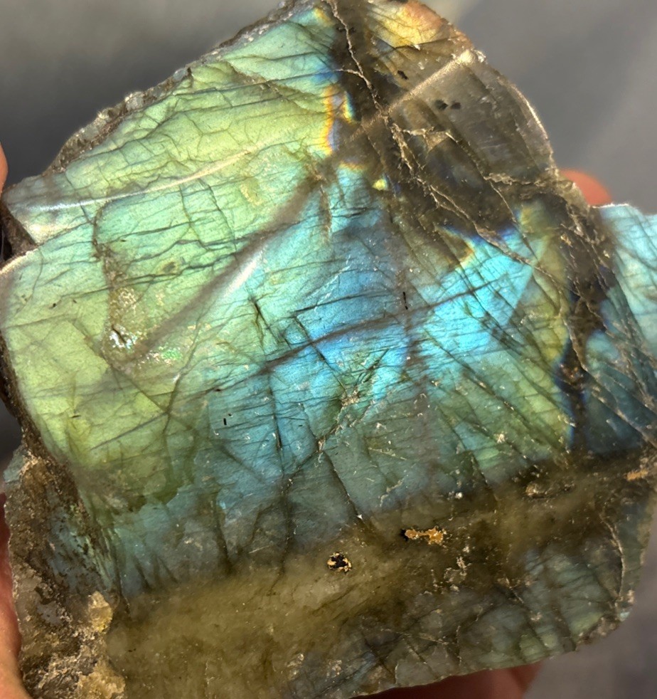 Labradorite Polished Face Madagascar 481 grams