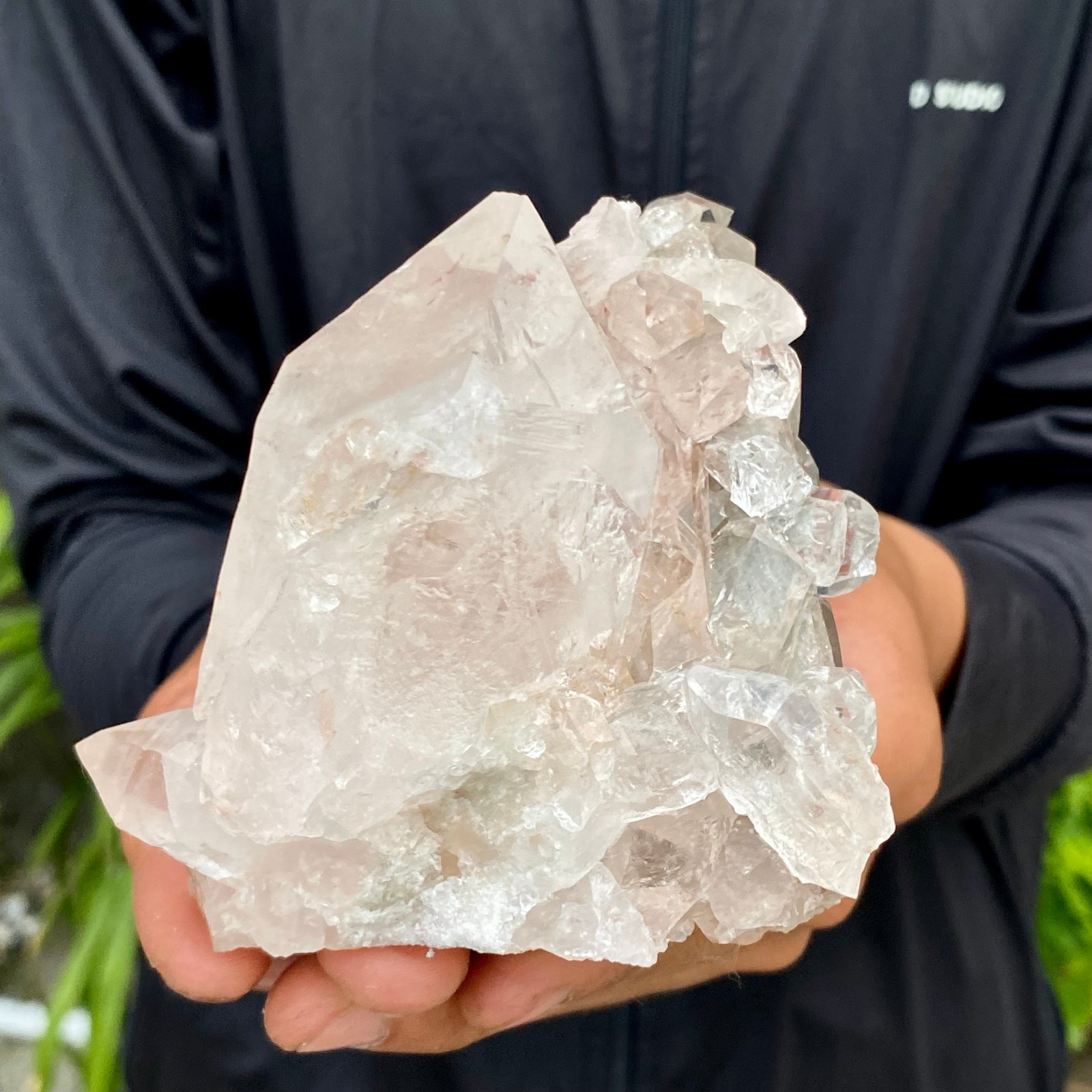 1.26LB A+++ Natural white Crystal Himalayan quartz cluster /mineralsls