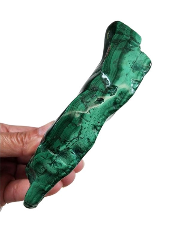 Malachite Polished Stone from the Congo 344.6 grams