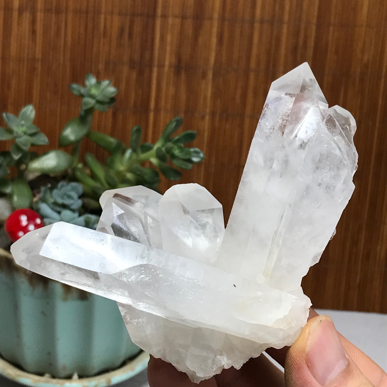 92-78-42mm Natural crystal clusters pretty Quartz Mineral Specimen 149g A6987