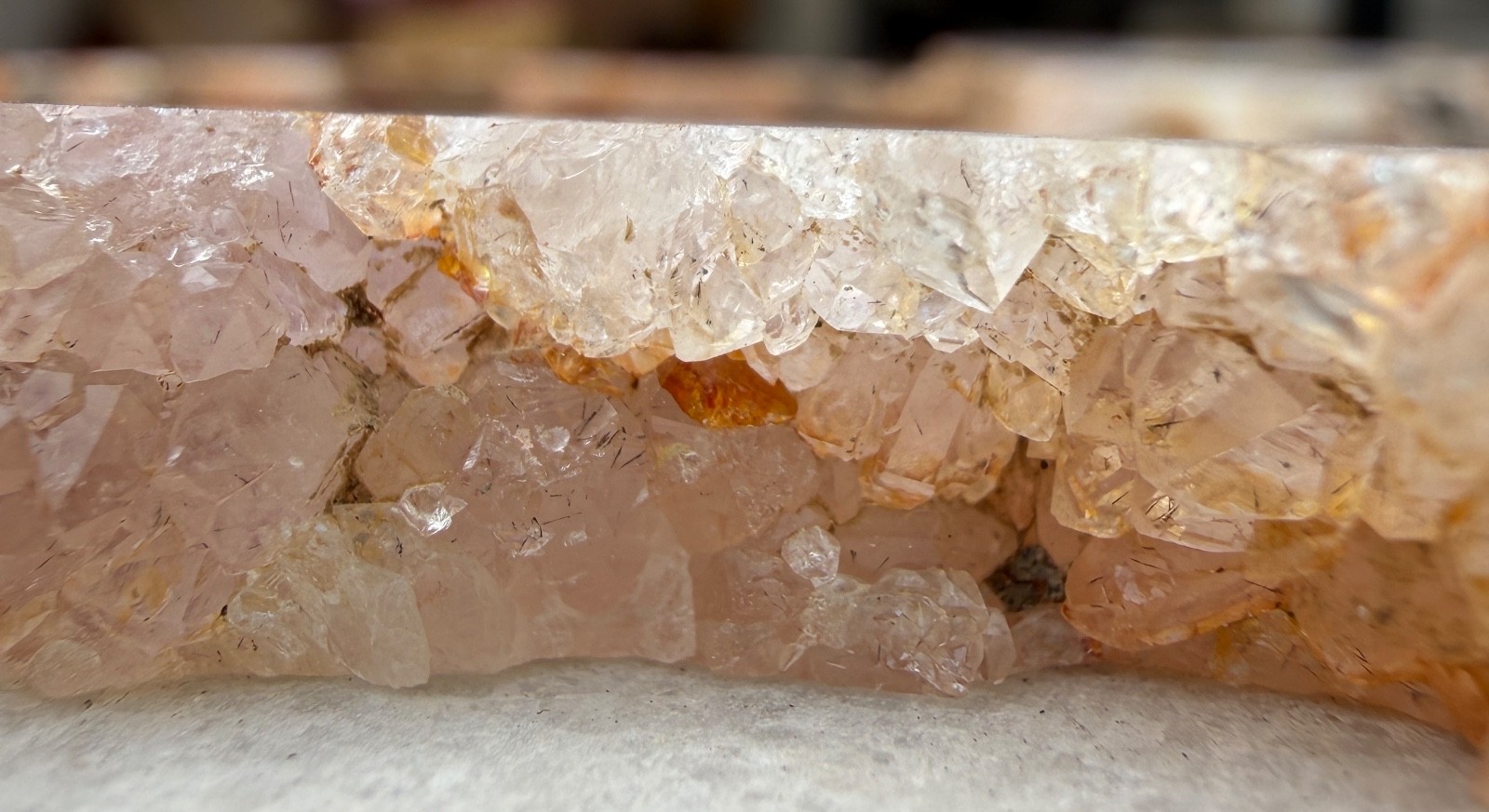 Wholesale Lot 2 Lbs Natural Pink Amethyst Flower Agate Slab Crystal