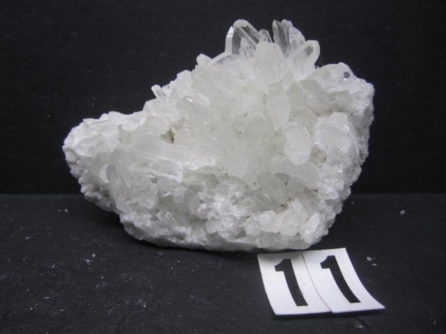 Quartz Crystal Clusters, 11 Piece Wholesale Lot, Cantera Casma, Peru
