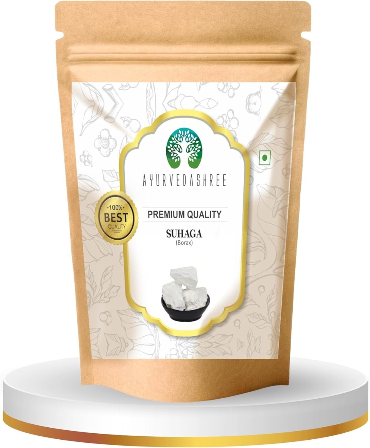 100% Natural Suhaga Crystals 50g – Safe Borax Supplement for Holistic Health