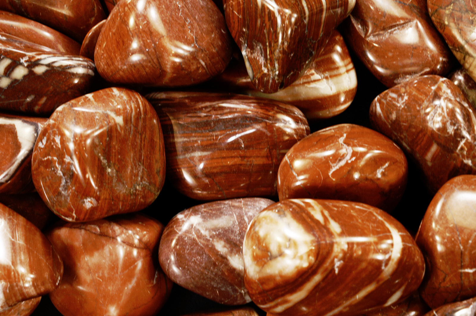 Red Dolomite Crystal Tumbled 1 1/2″ Polished Metaphysical Root Chakra Healing