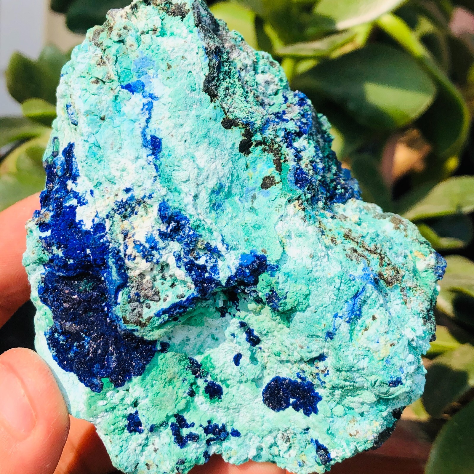 300g BEST NATURAL Azurite/Malachite crystal minerals specimens