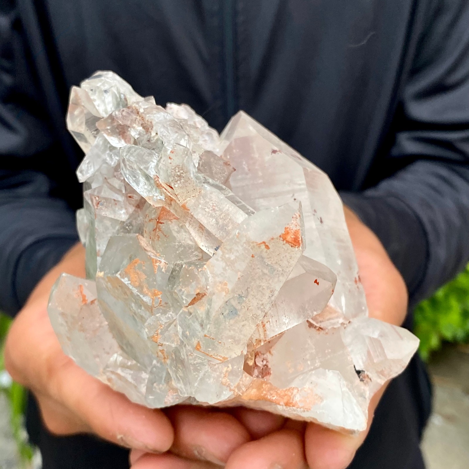 1.26LB A+++ Natural white Crystal Himalayan quartz cluster /mineralsls