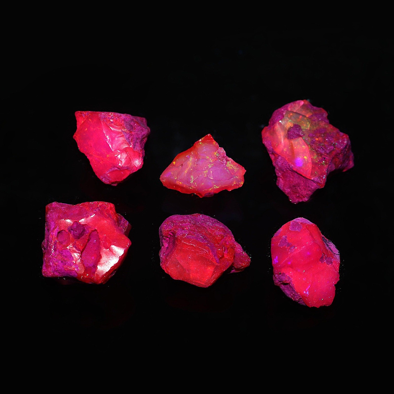 Natural Ethiopian Pink Opal Rough | AAA Grade Raw Crystal