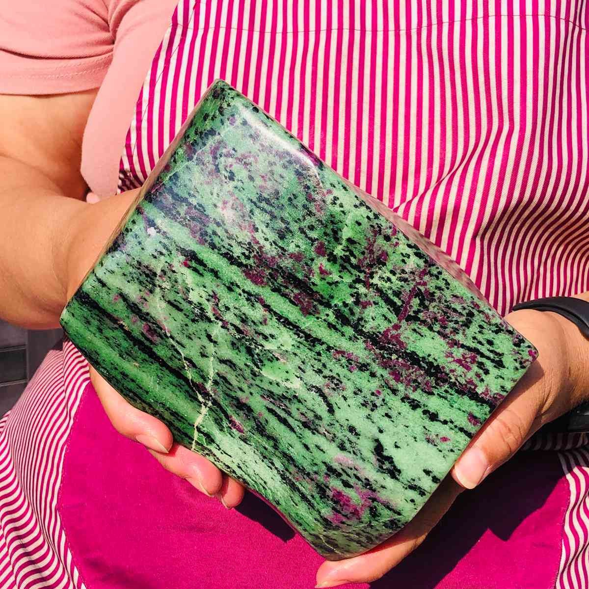 10.69LB Natural zoisite specimen ore quartz crystal mineral healing decor