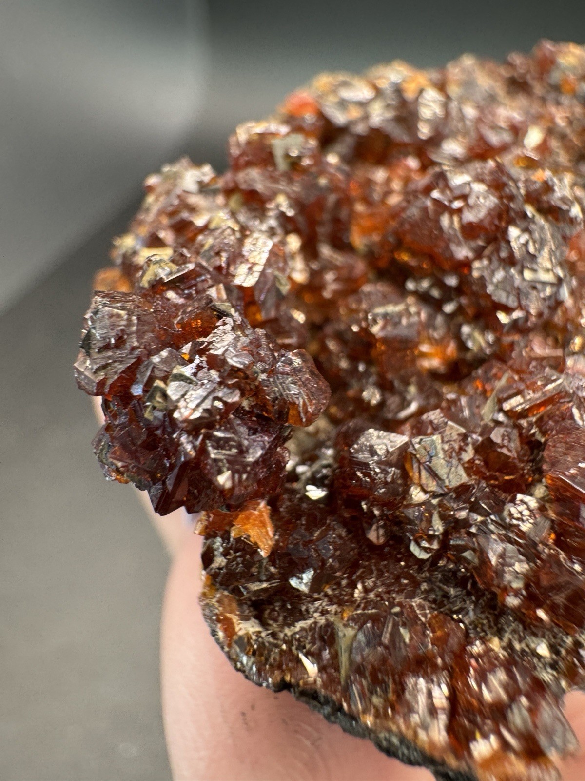 6501 EXCELLENT Red Sphalerite with BRIGHT UV and Phosphorescence Jiang Xi 92g
