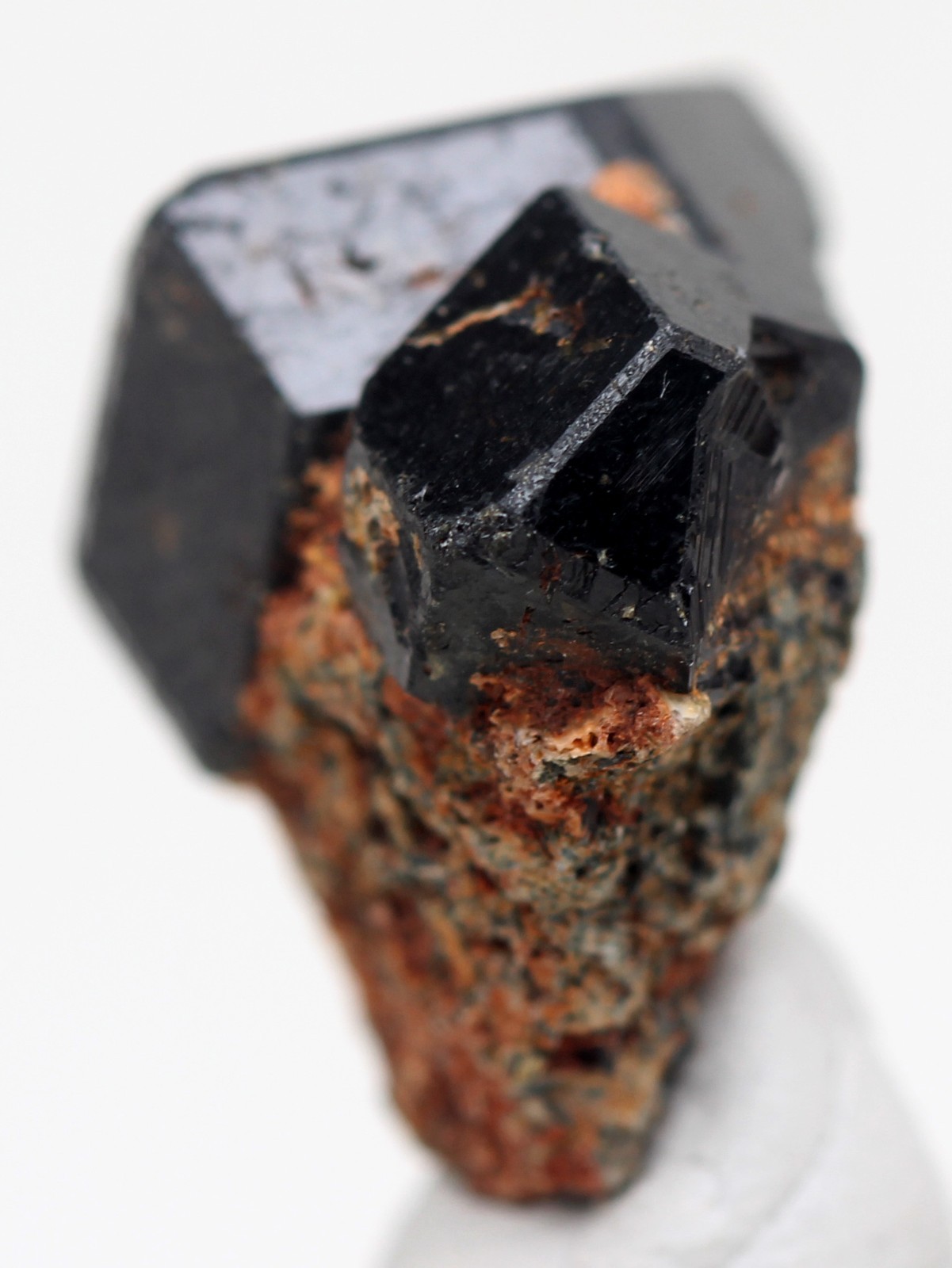 GARNET ANDRADITE Crystal Mineral Specimen Melanite Black Natural Authentic MALI