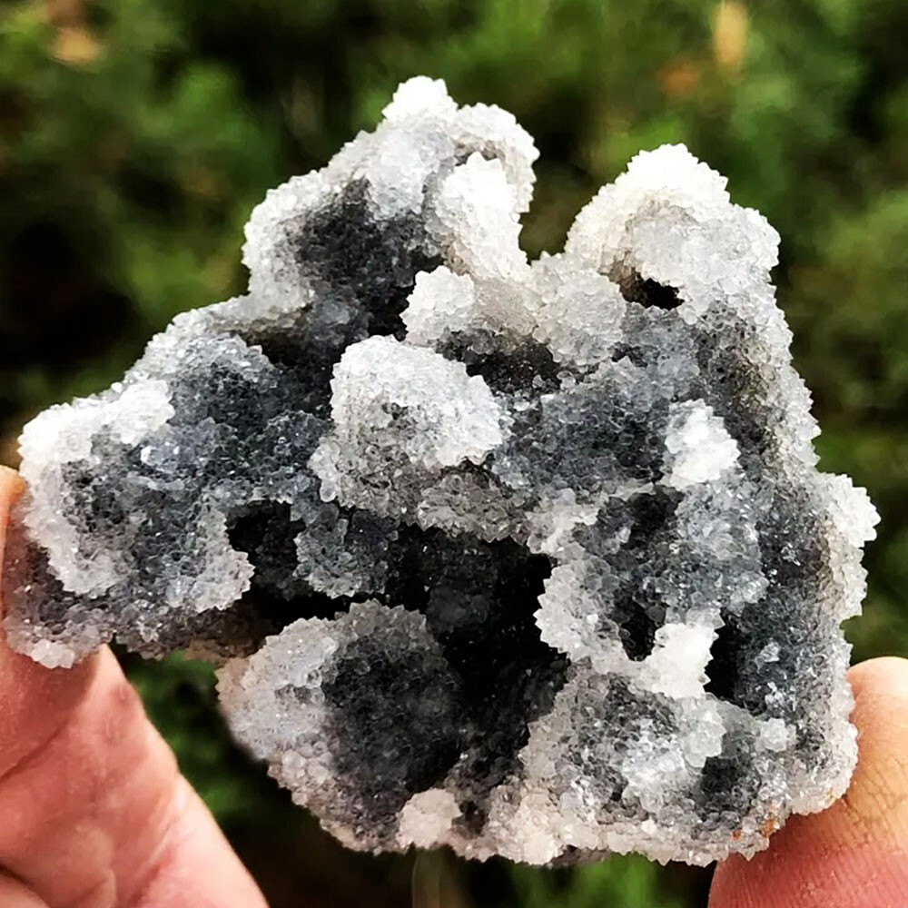 Rough Black Sphalerite Cluster Raw Geode Crystal Mineral Specimen Home Decor