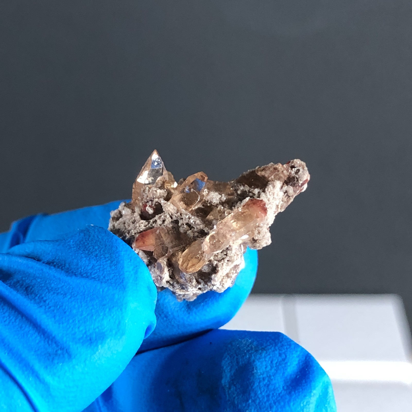 10pcs Topaz Sphalerite Quartz Calcite Garnet Bulk Crystal Mineral Specimen ST21