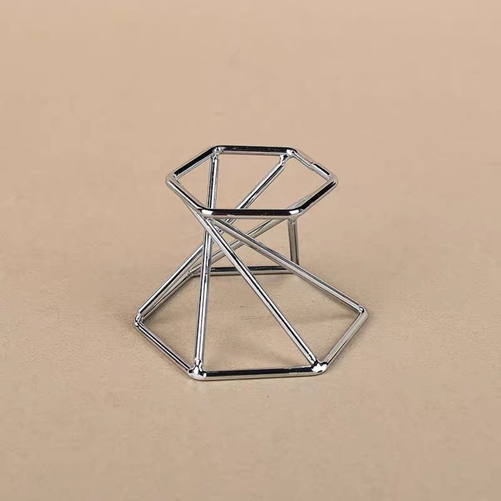 Alloy Metal Crystal Sphere Display Stand Healing Ball Base Ornament Home Decor