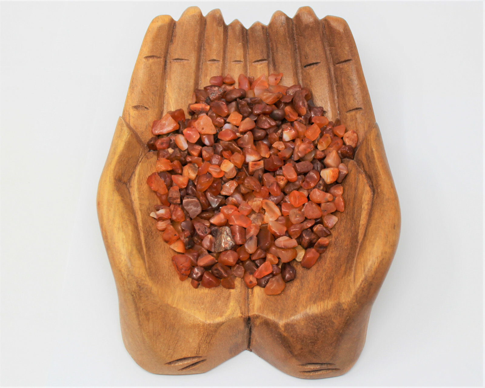 Carnelian Semi Tumbled Gemstone Mini Chips 5-15 mm, ‘A’ Grade Wholesale Bulk Lot