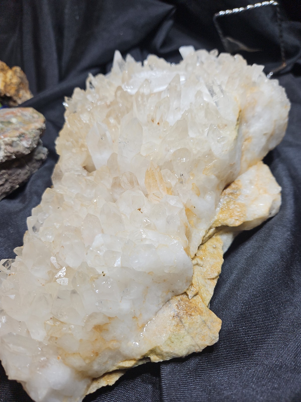 Arkansas Clear Quartz Crystal Cluster (9lb 1oz)