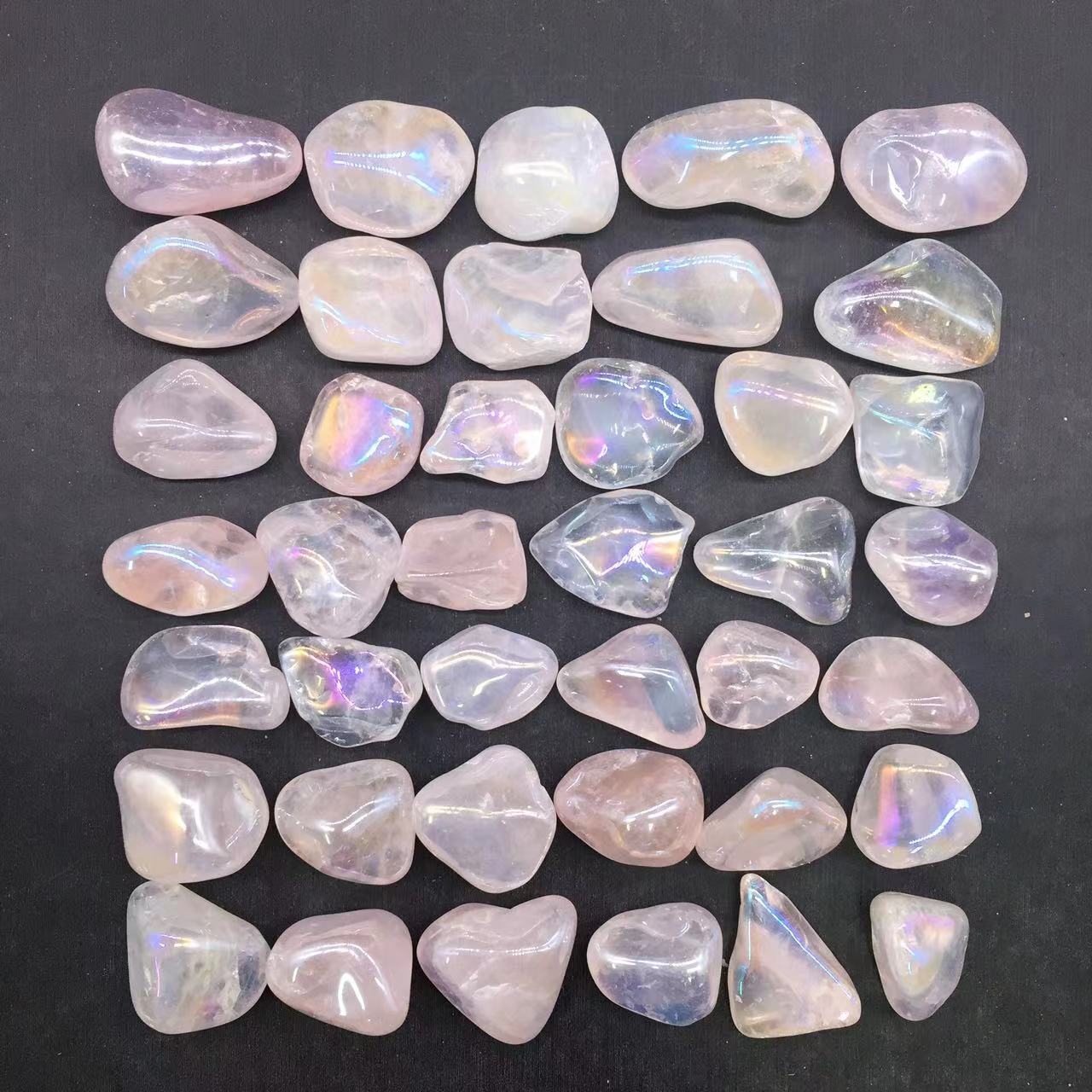Angel Aura Natural Pink/Rose Quartz Crystal Tumbled Stone Healing Decorate 100g