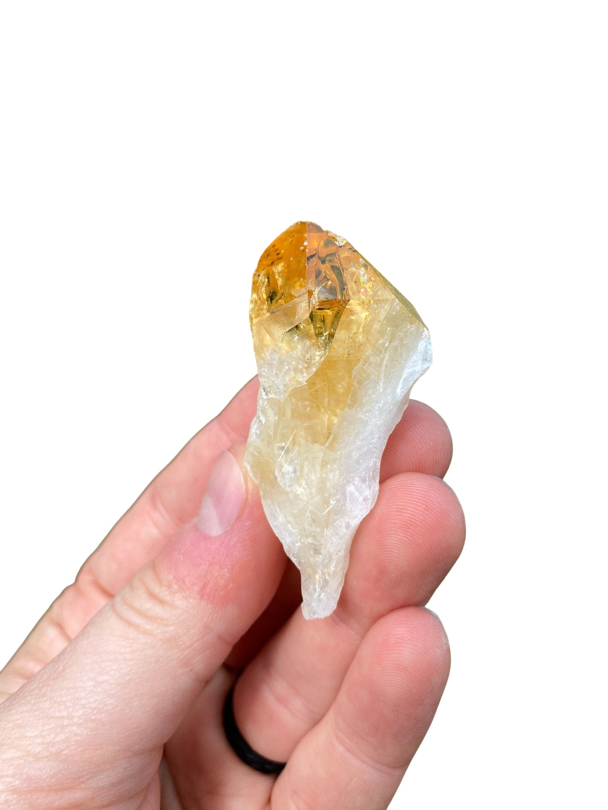 Raw Citrine Crystal Point Root (Heat Treated) 1″ to 3″ Citrine from Brazil