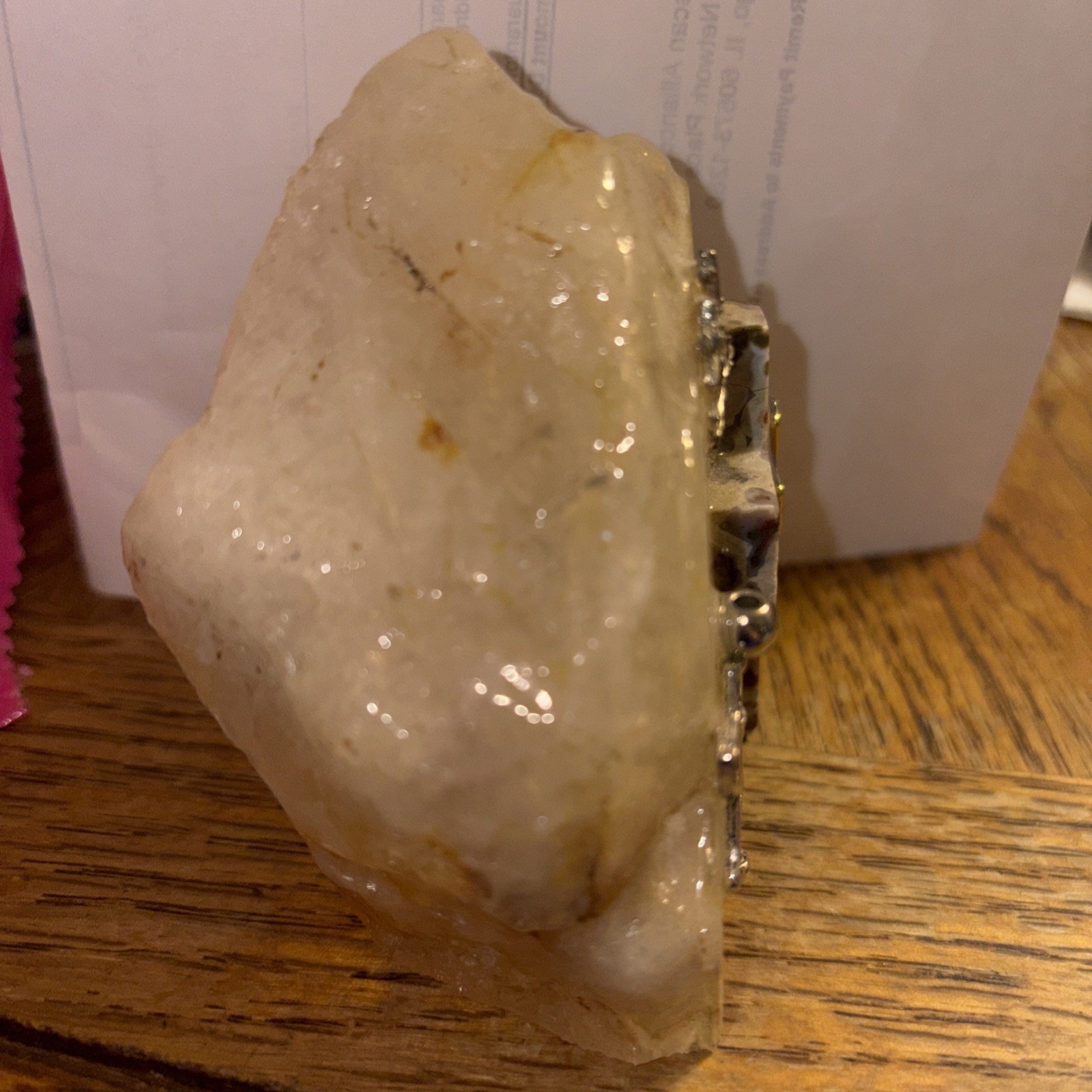 Quartz Crystal Cross Angel Snowflake