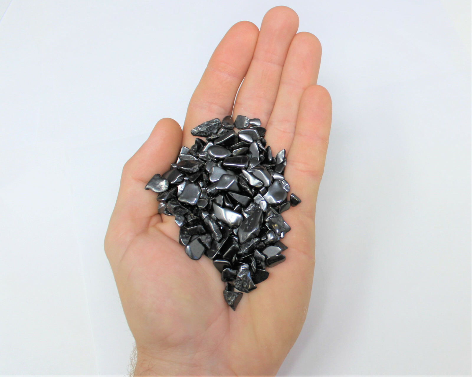 Shungite Semi Tumbled Gemstone Mini Chips 5-15 mm Wholesale Bulk Lots