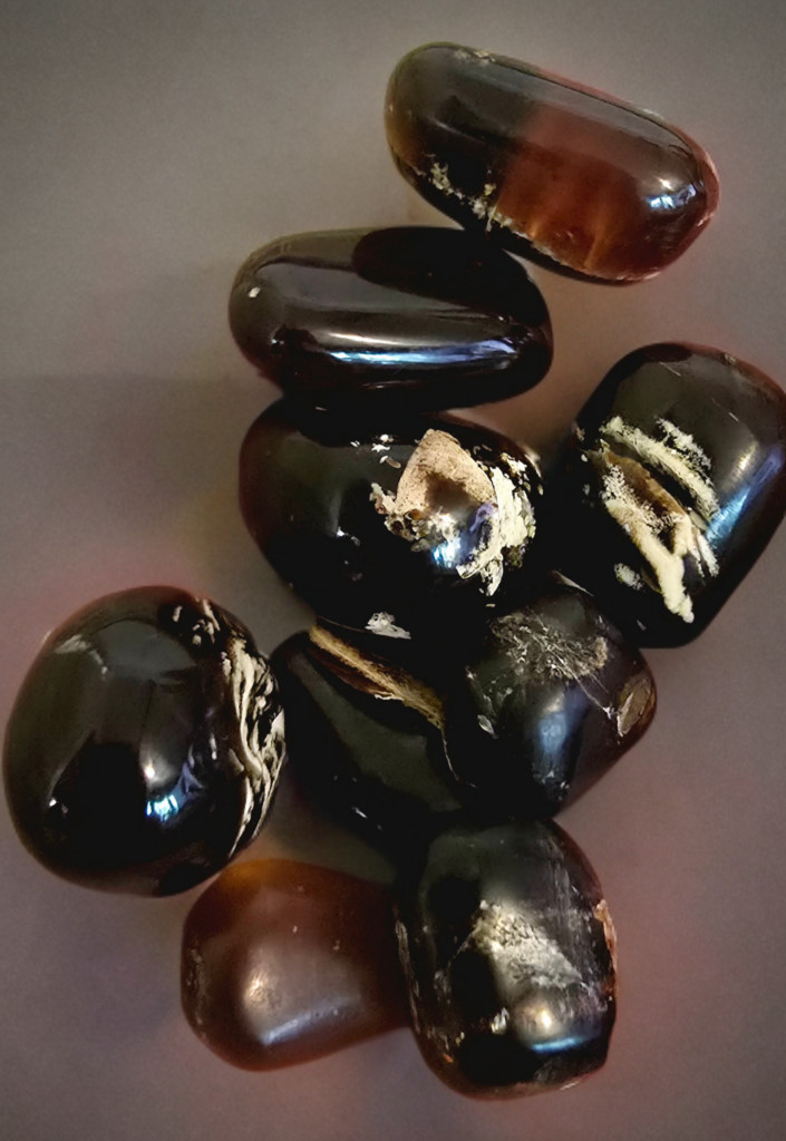 Indonesian Blue Amber Tumbles (Each is a unique, random selected gift of nature)