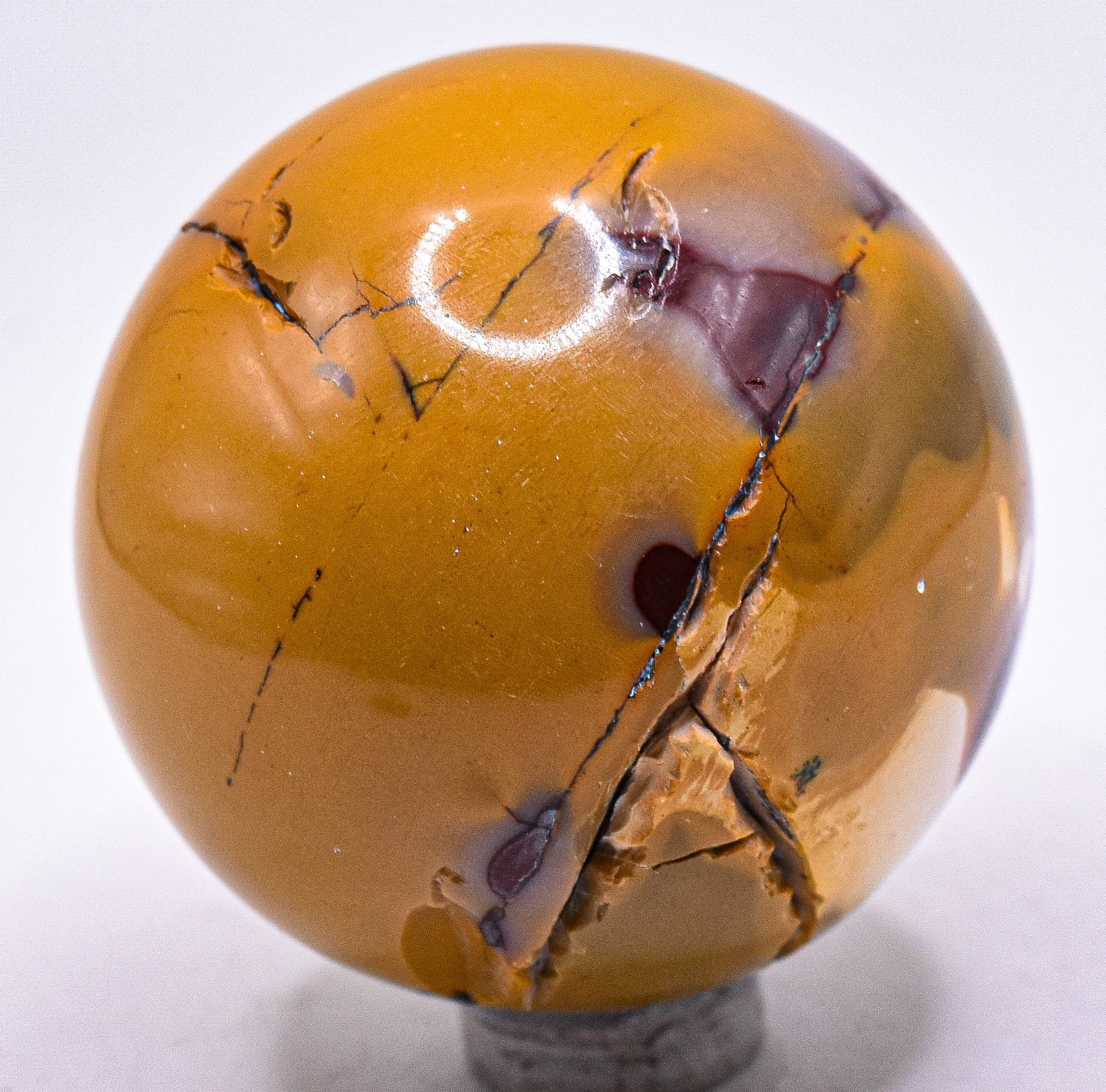48mm Multicolor Mookaite Jasper Sphere Polished Natural Mineral Ball – Australia