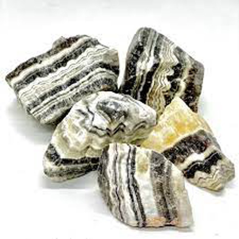 Zebra Calcite 1 Raw Stone 3 to 4cm Natural Crystal Healing BUY 2 SAVE 25%