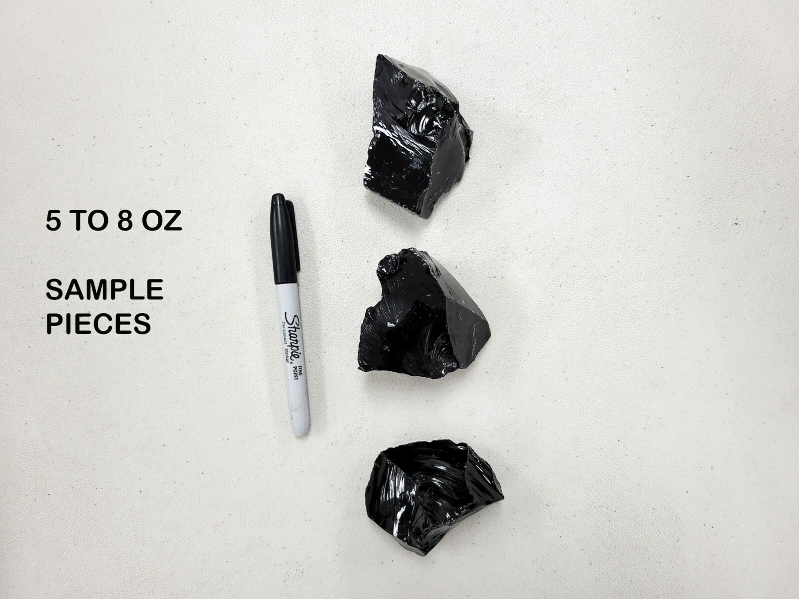 Large Raw Black Obsidian Stones Rough Natural Crystals for Lapidary & Healing