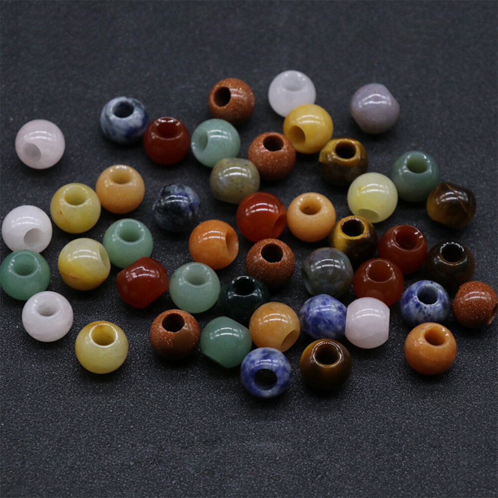 5*12mm Large Hole Rondelle Loose Charms European Beads Bracelet Jewelry Making