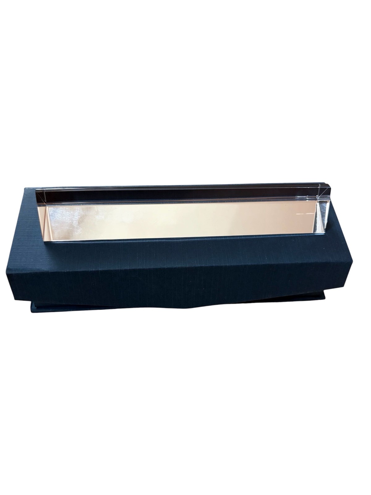 Amlong Optically Clear Crystal Triangle Bar