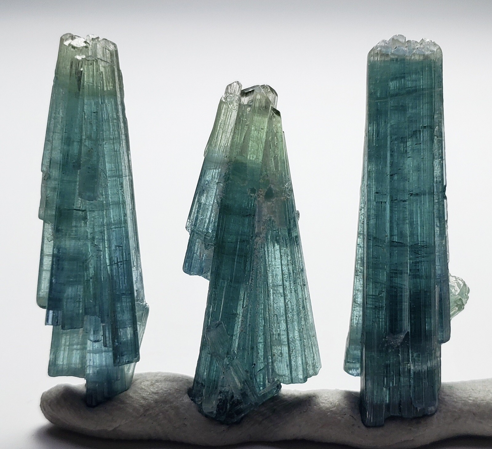 Bi Colour Tourmaline Spray Crystals From Afghanistan Peech Mine