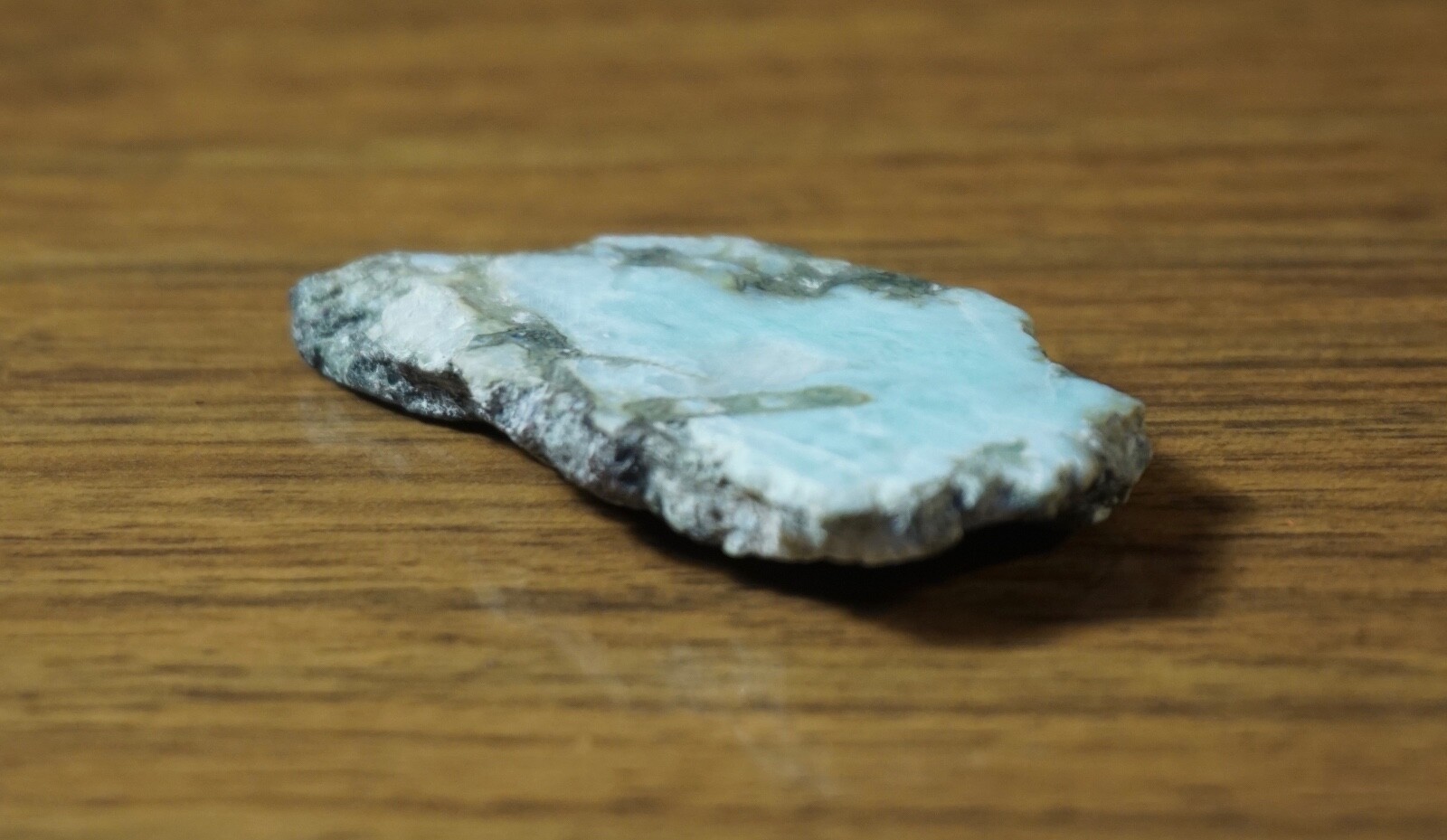 Larimar Natural Authentic Slab Rough Rock Blue Gem Stone Specimen 16.3 grams