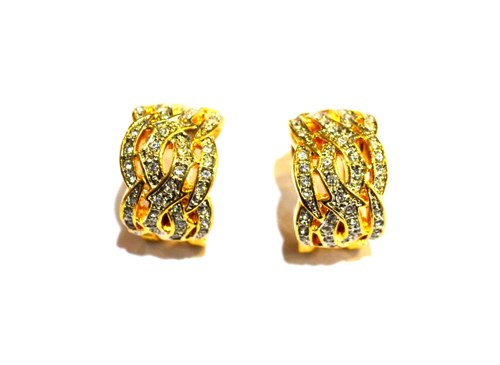 rhinestone hoop earrings Jewelry