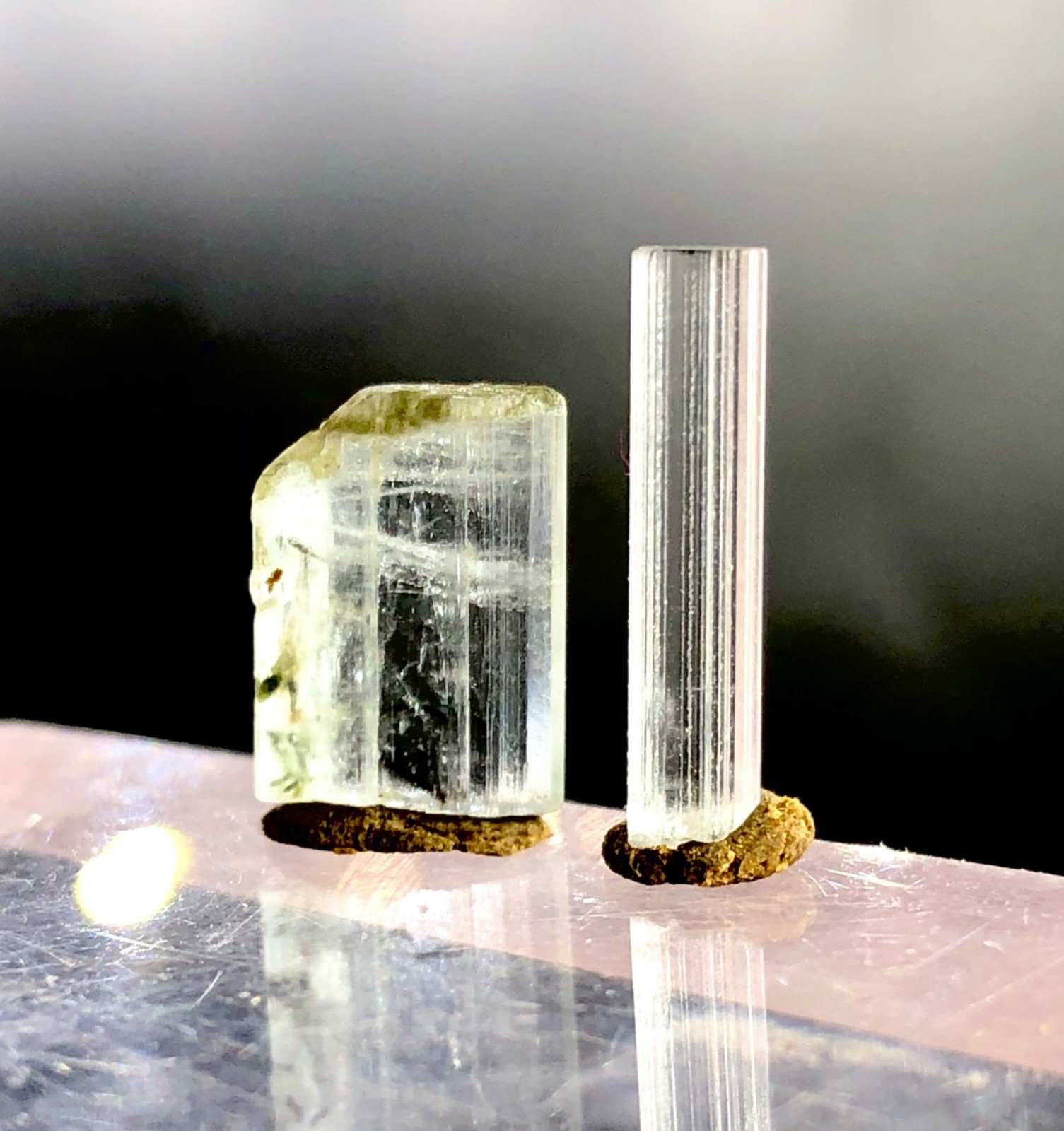 Natural Sky Blue Aquamarine Crystal Specimen Loupe Clean Shigar Pakistan 1.00g