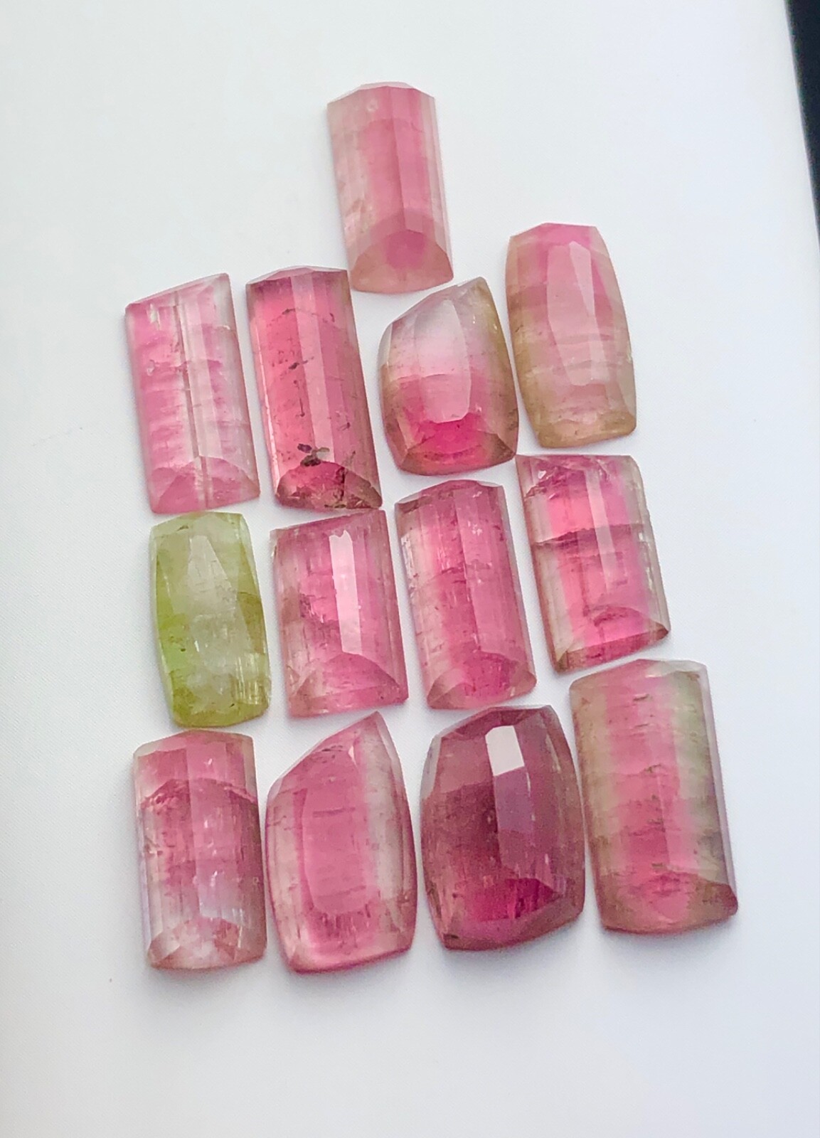 30 Carts Beautiful Mix Color Tourmaline Rosecuts 100% Natural from Afghanistan