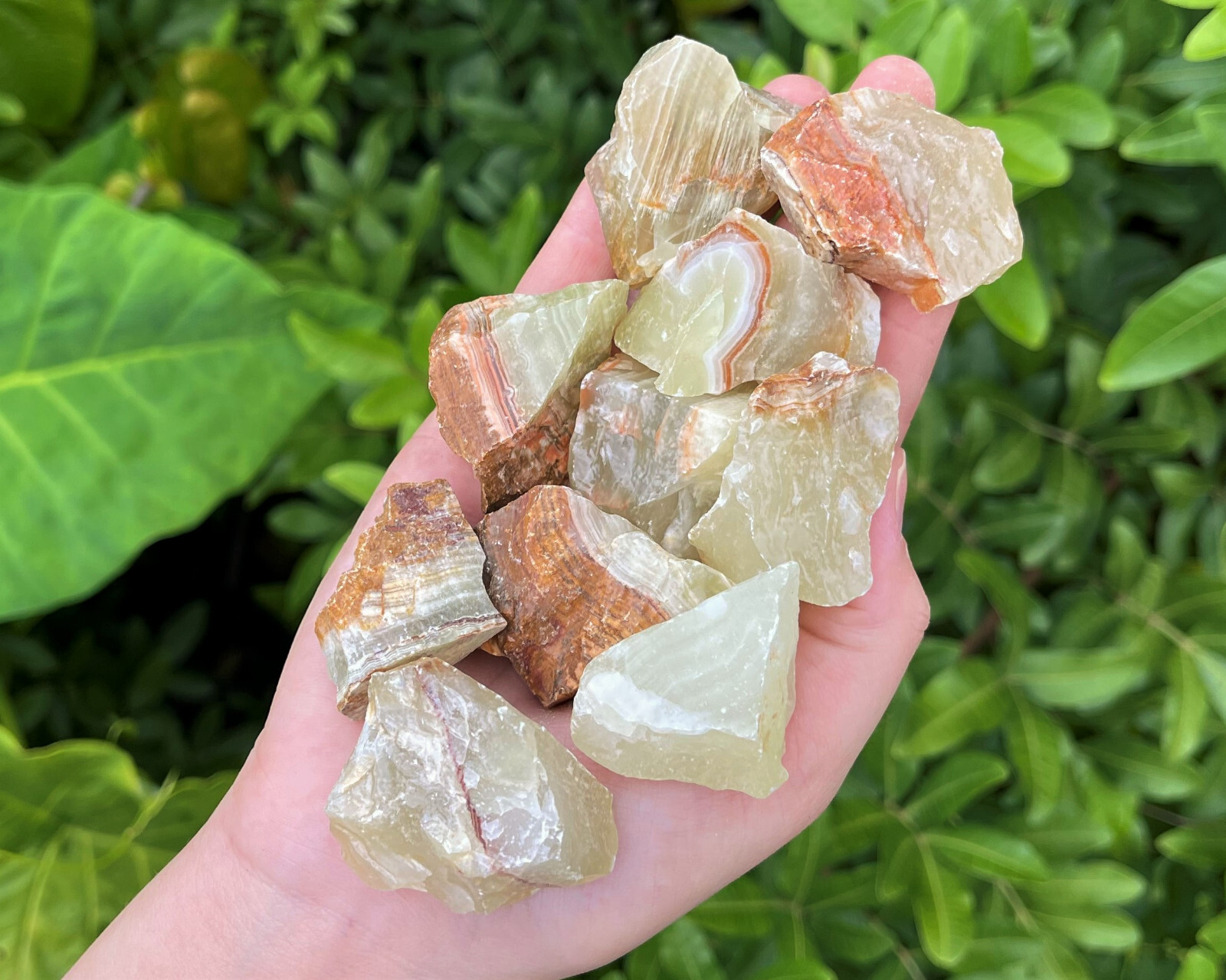 Green Onyx Rough Natural Stones – Choose How Many (Raw Green Onyx Crystals)