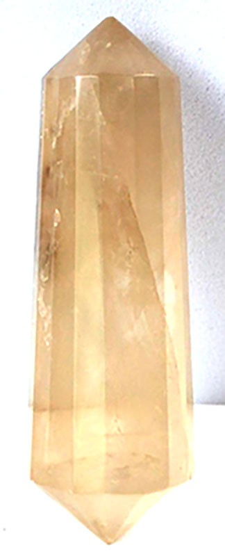 Smoky Quartz Double Terminated 16 Faceted Crystal Point, Small 2″ (Each Varies)