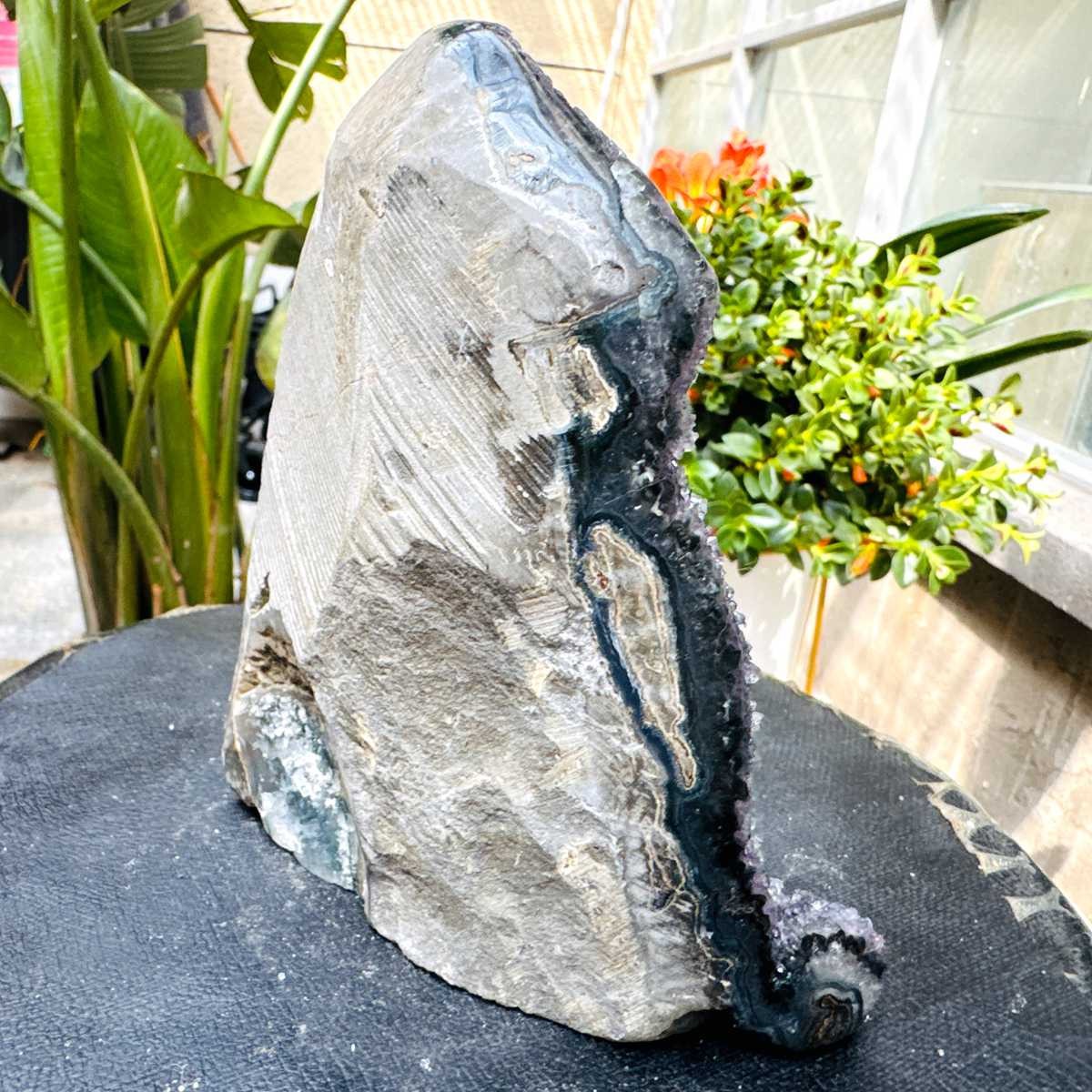 3.2LB Natural Uruguayan Amethyst Cluster Cave Display Specimen Healing