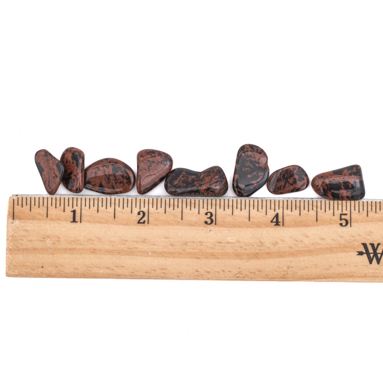 1/4 lb Small Tumbled Mahogany Obsidian Bulk Rock Gemstone Wholesale Healing Gems