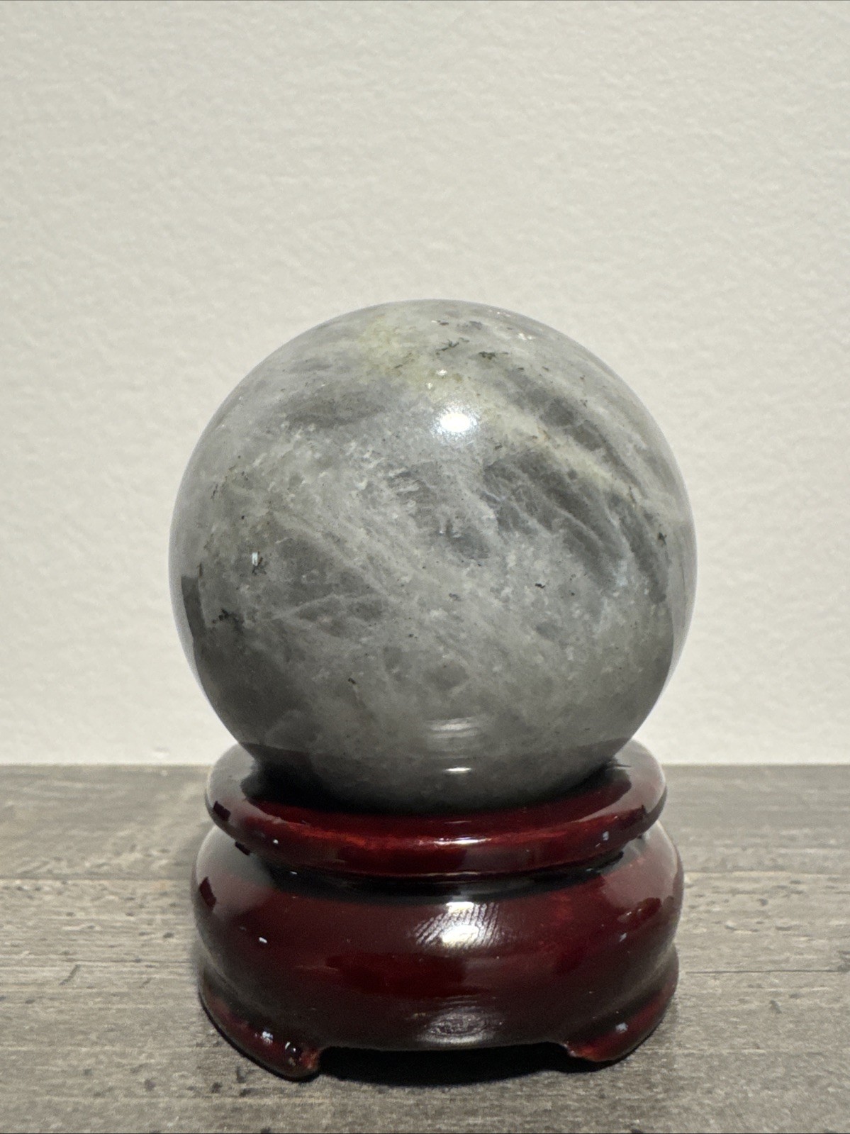 Labradorite Crystal Sphere 245 Grams 55 mm