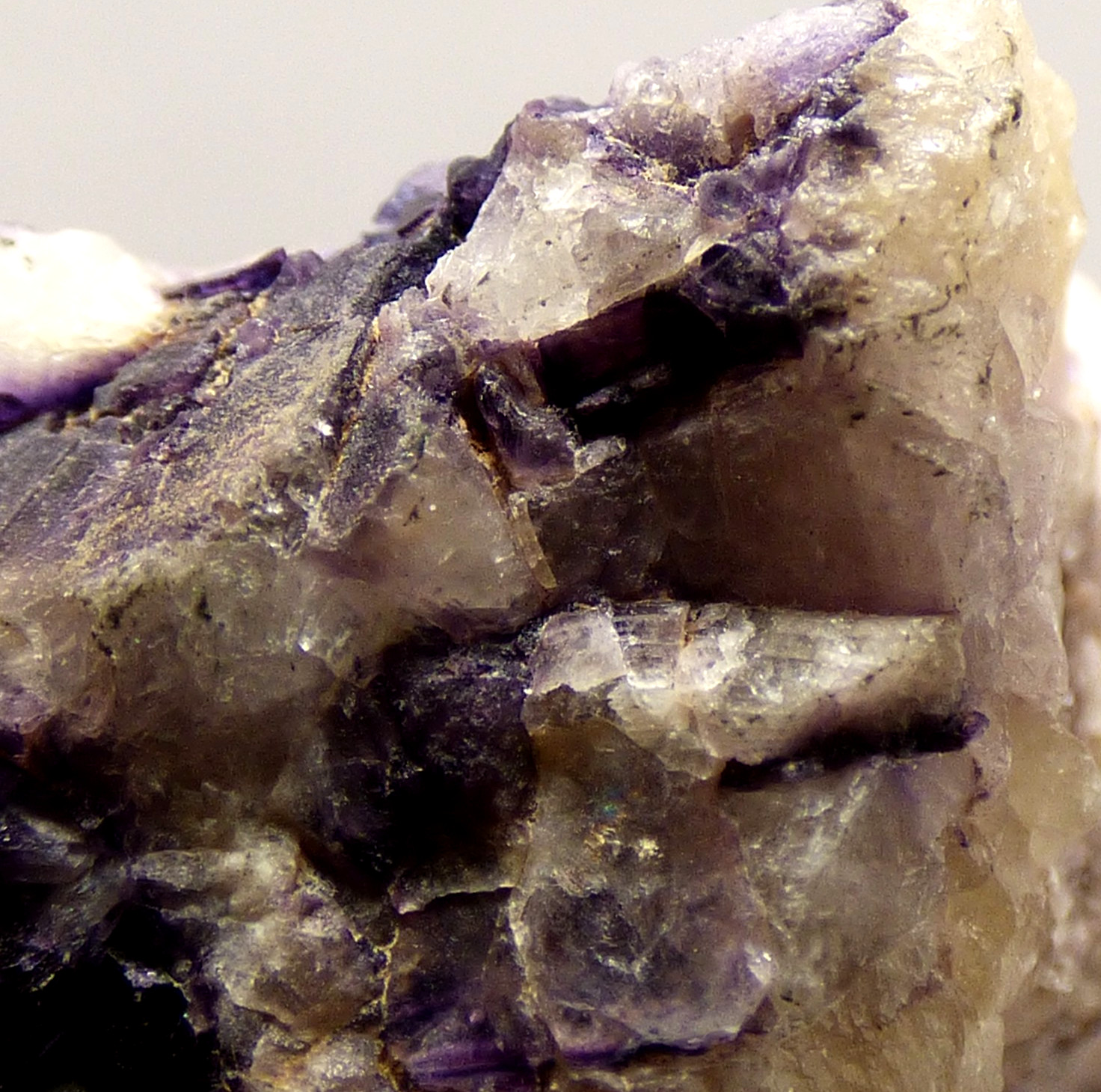 Blue John Fluorite Crystal Display Specimen Derbyshire UK 34mm 37g Unpolished