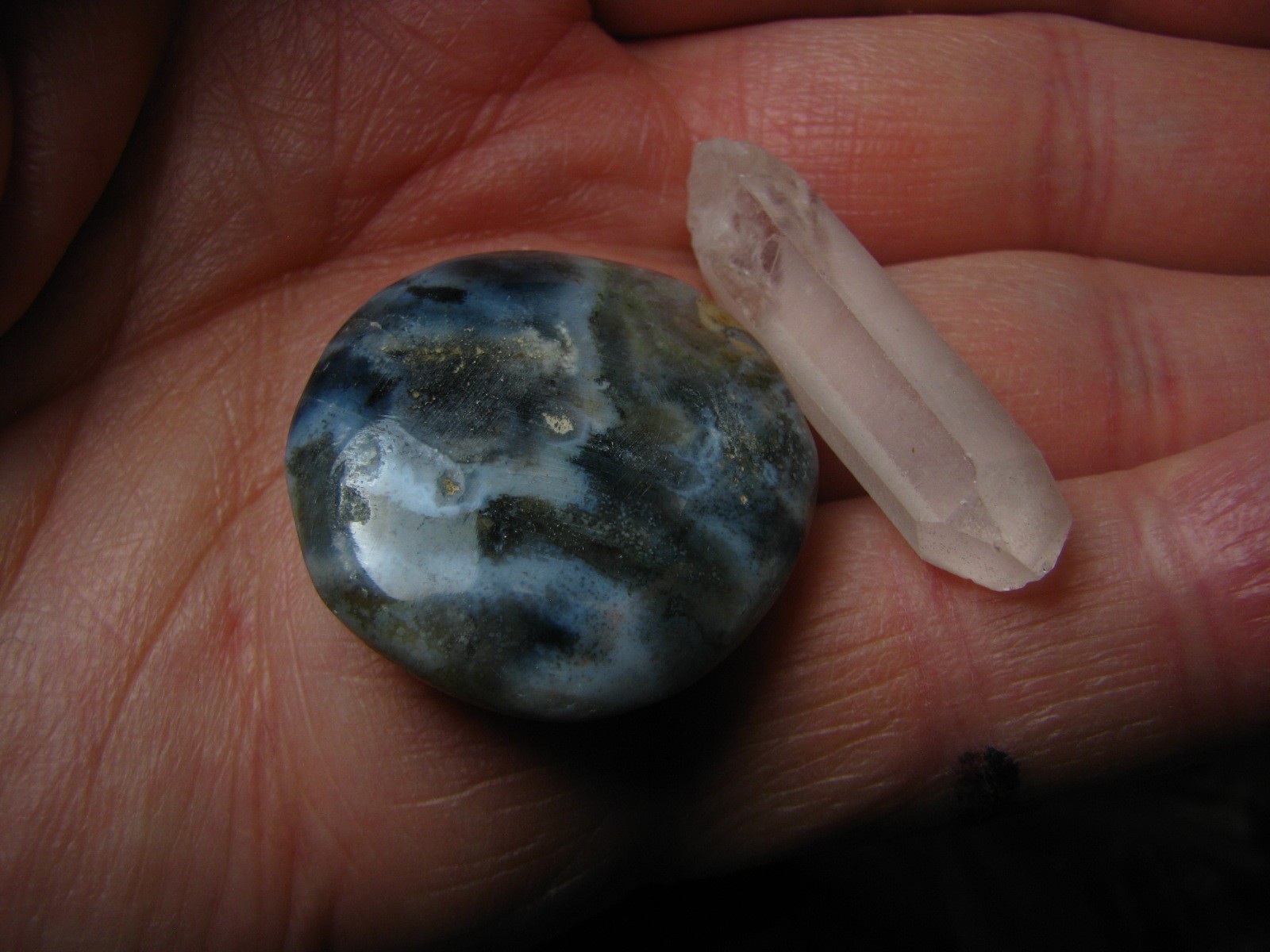 7 MINERAL SPECIMENS AVENTURINE AMAZONITE 2 TIGER EYE AGATE JASPER QUARTZ #291
