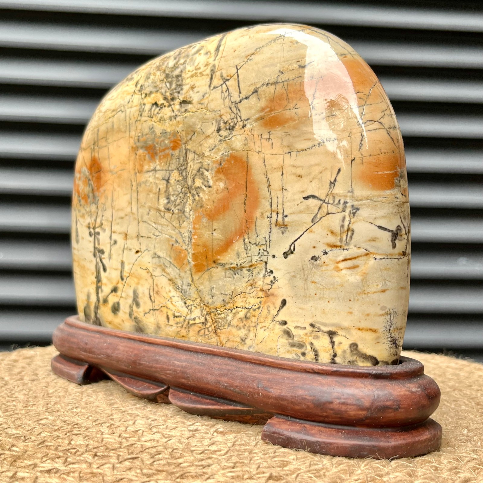 3.6 lb Landscape Stone Arc Landscape Decor Christmas Gift Home Art
