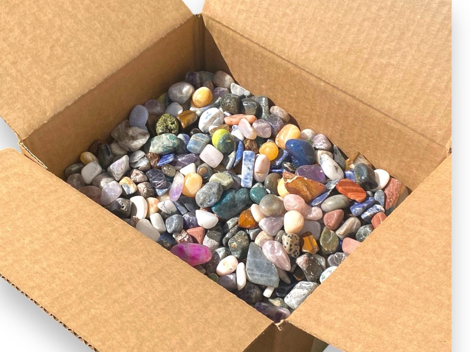 Mixed Tumbled Crystal Stones Bulk Lot A Grade Polished Assorted Gemstones