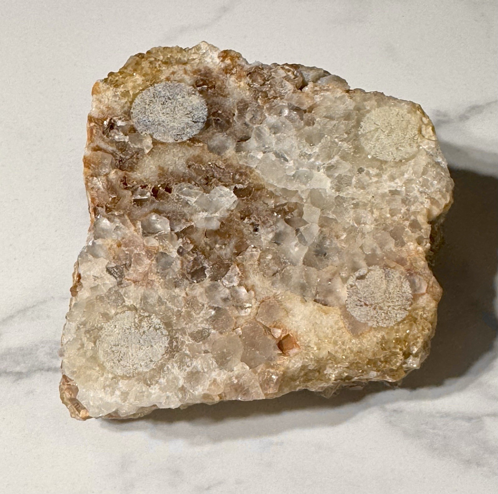 Natural Citrine Quartz Crystal Geode Cluster Mineral Specimen 495 Grams