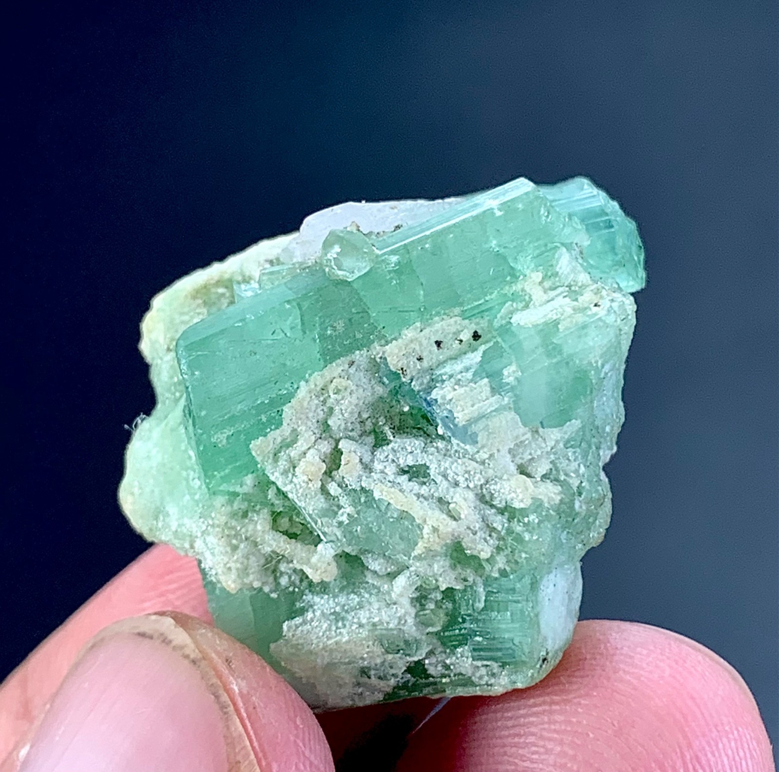 Tourmaline Crystal With Specimen From Afghanistan 60 Carat