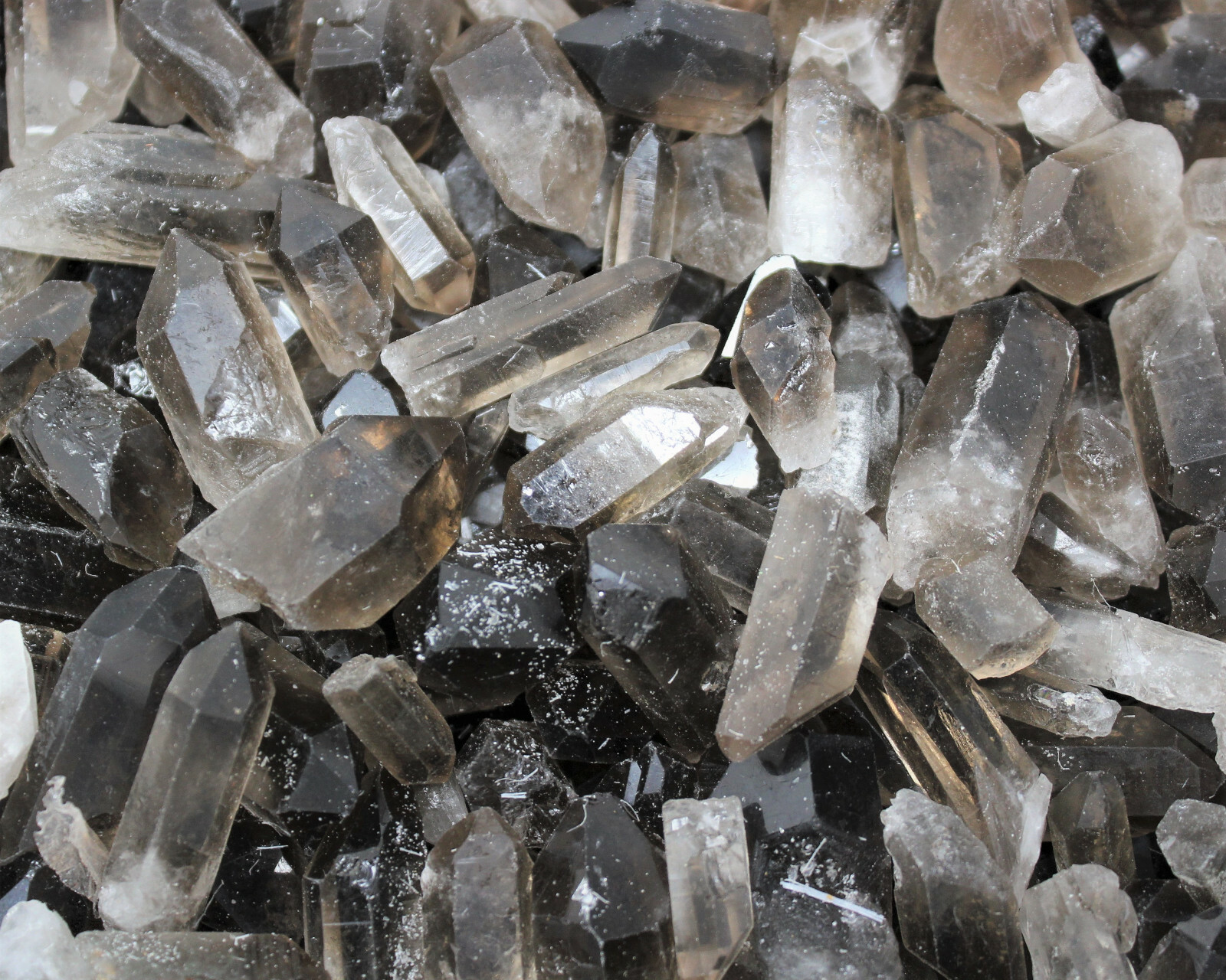 Smoky Quartz Crystal Points: 1 lb Bulk Lot (Smokey Quartz, US Seller, 16 oz)